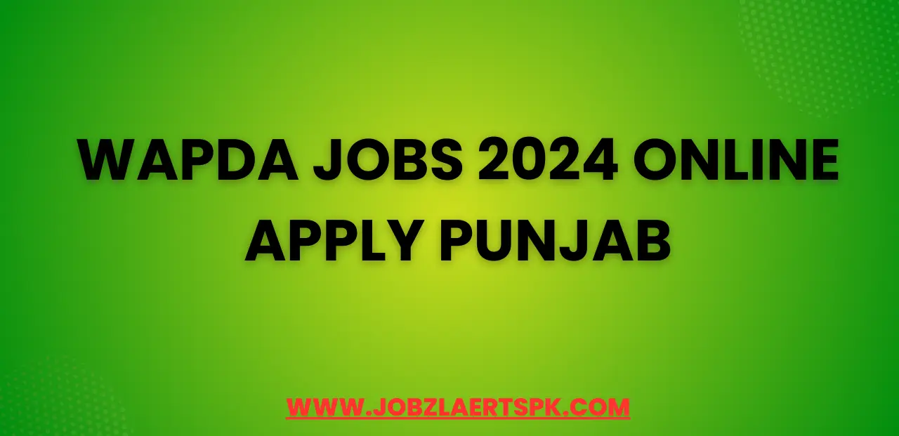 WAPDA Jobs 2024 Online Apply Punjab